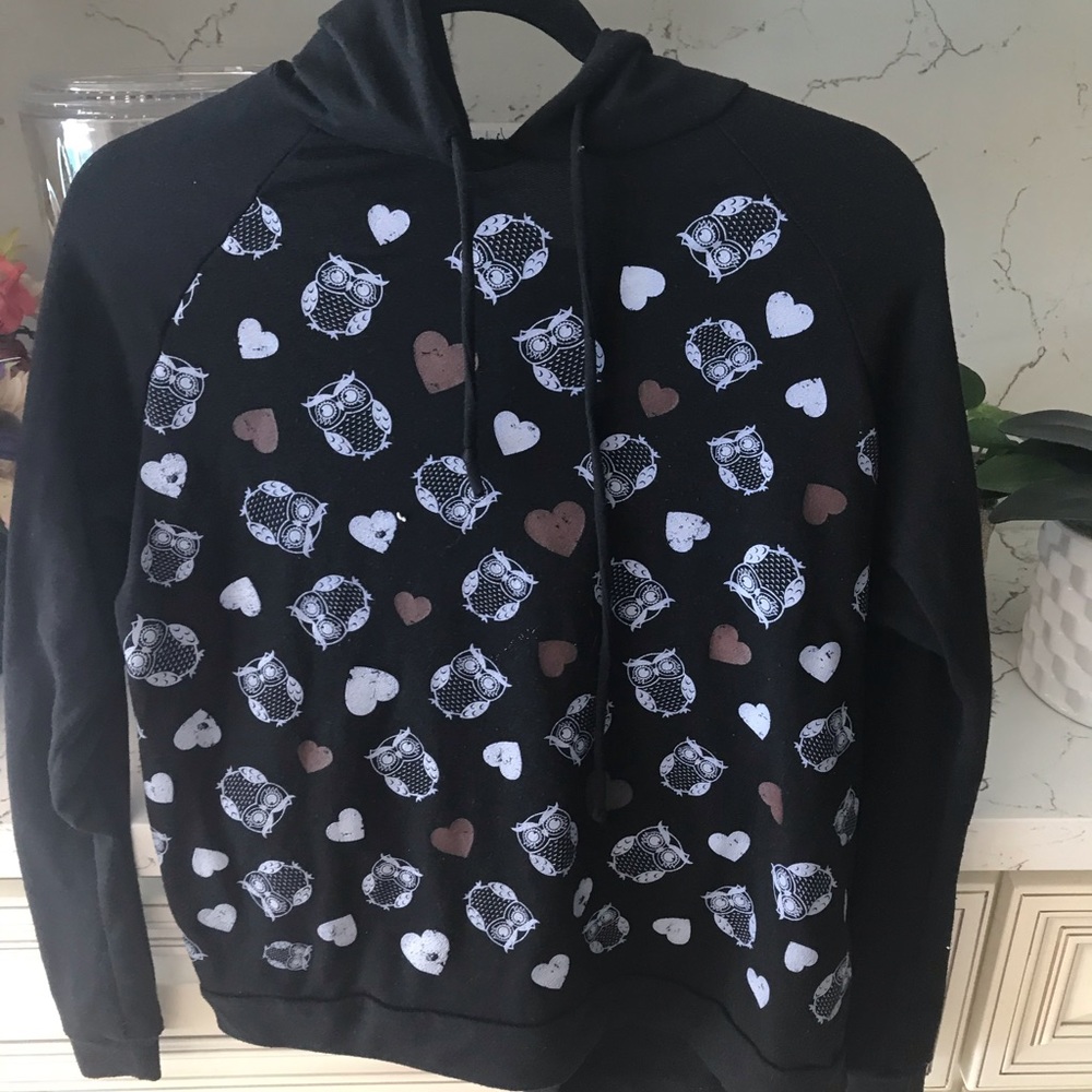 Black Owl Hoodie